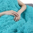 thumbnail image 2 of TWINNIS Super Soft Shaggy Long Faux Blanket, Washable Warm Throw Blanket for Couch Sofa Chair,50"x60",Teal, 2 of 6