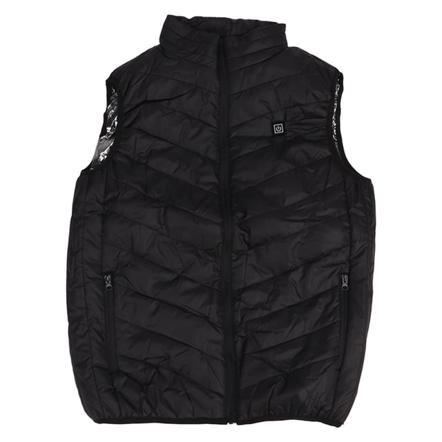 Chaleco calefactor YUNYI BRAND térmico de invierno eléctrico USB 9 zonas Negro XL Deportes