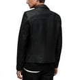 thumbnail image 2 of Men's Stylish Stylish Black 100% Genuine Lambskin Leather Lightweight Soft Satin lining Jackets for Men - XS Size, 2 of 3