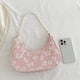 thumbnail image 1 of Bolso de hombro Mujer Estampado de flores Cadena Axila Diseñador Bolsos Rosa Wdftyju  Para Estrenar, 1 of 5