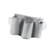 thumbnail image 3 of Bolsa de cintura para herramientas, delantal de cintura para herramientas de trabajo, cinturón de herramientas de construcción ajustable de alta Gris, 3 of 9