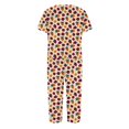 thumbnail image 5 of Womens Pajama Set 2026 Lounge Vintage Floral Printed Plus Size Short Sleeve and Capri Trousers Sets with Pockets, 5 of 7