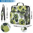 thumbnail image 2 of FORMRS Zipper Binder with Shoulder Strap 2-inch Ring 500 Sheet Capacity File Bag, Gray Floral, 2 of 5