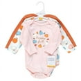 thumbnail image 2 of Hudson Baby Cotton Long-Sleeve Bodysuits, 3-Pack, Newborn- 24 Months, 2 of 5