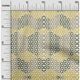 thumbnail image 2 of oneOone Cotton Jersey Yellow Fabric Geometrical Craft Projects Decor Fabric Printed By The Yard 58 Inch Wide, 2 of 4