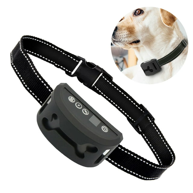 Bark Collar Barking Control Training Collar Dog Training Collar Rechargeable Dog Shock Collar with 3 Training Modes Beep Vibration Shock Sensitivity Adjustment Dog Trainer