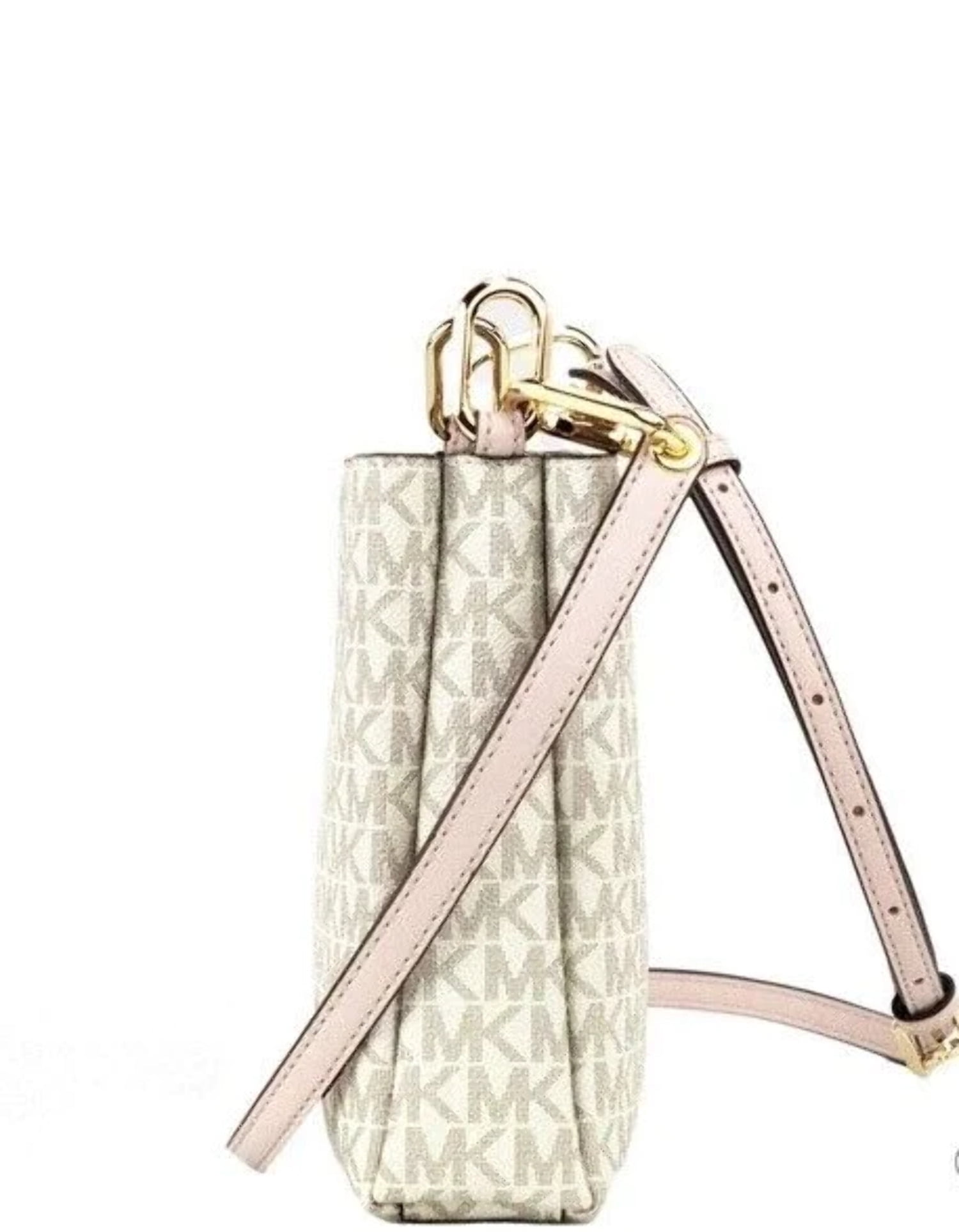 Michael Kors Womens Trisha Medium Pebbled Leather Crossbody Bag