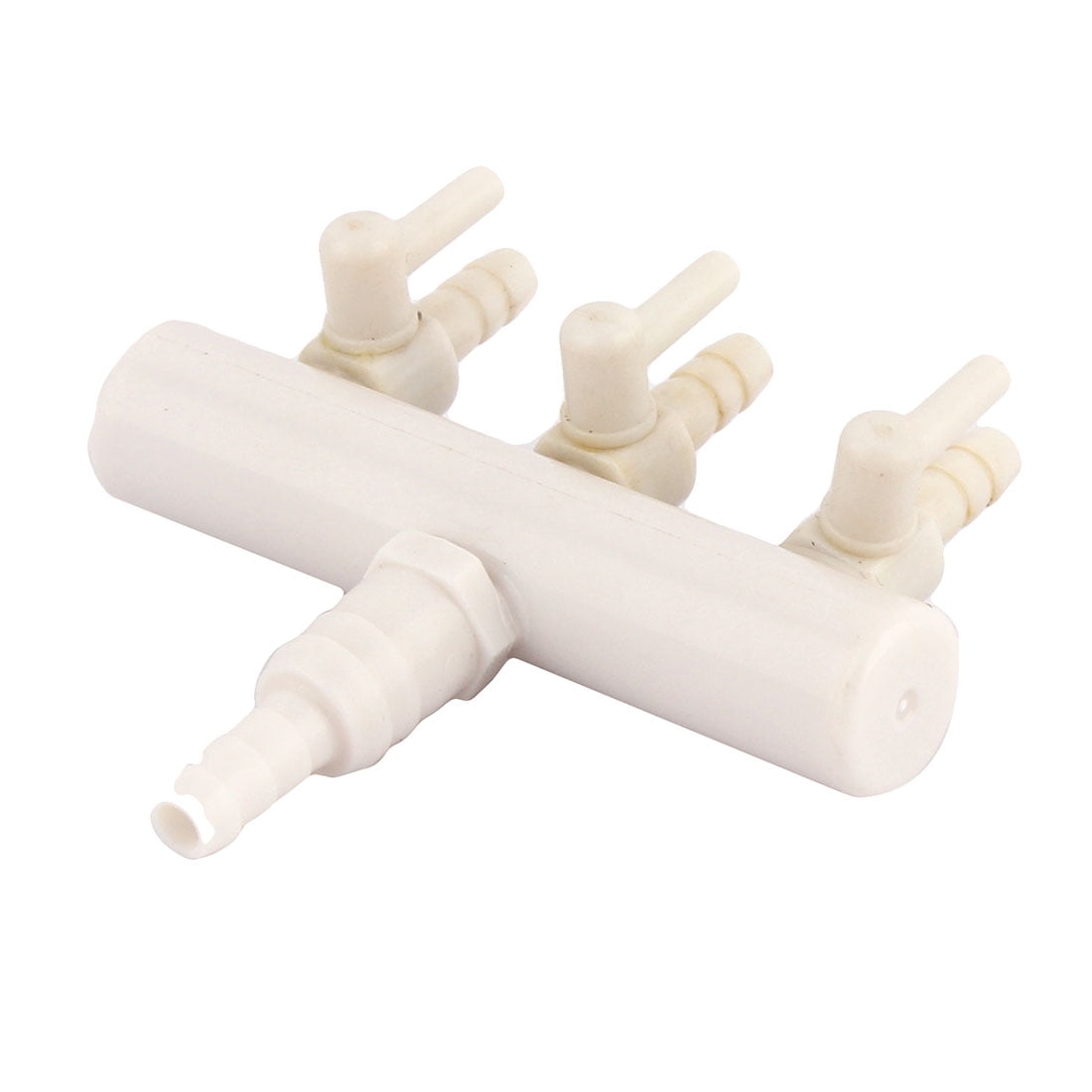 Aquarium Plastic 3 Outlet Way Air Flow Tube Connector Pump Valve 5mm