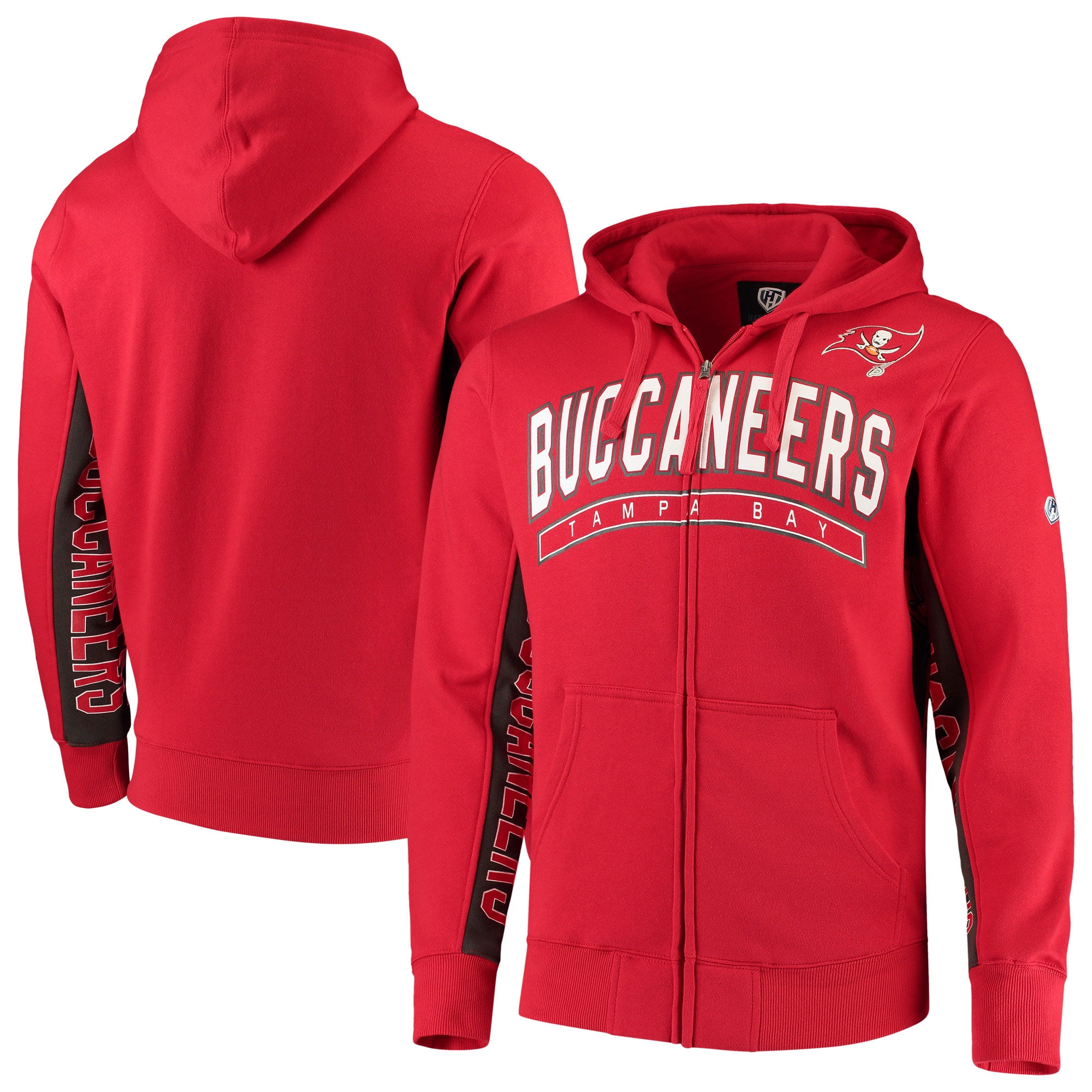 tampa bay buccaneers zip up hoodie
