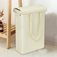 thumbnail image 6 of Kitchen Storage amlbb Laundry Basket With Lid, Tall Thin Laundry Hamper With Handles, Waterproof Lining Narrow Dirty Clothes Hamper For Bathroom Bedroom Dorm Organization Storage, 6 of 6