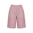thumbnail image 5 of YueHuiYing Womens Bermuda Golf Shorts Inseam - Quick Dry Active Shorts with Pockets Athletic and Breathable, 5 of 5