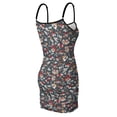 thumbnail image 6 of Ladies Elegant Sling Sleeveless Sexy Dress floral, 6 of 6