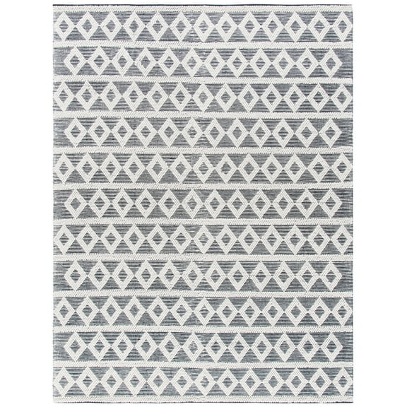 SAFAVIEH Natura Jayla Geometric Area Rug, Ivory/Black, 8' x 10'