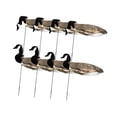 thumbnail image 2 of simhoa 8 Pieces Goose Silhouette Decoys Vivid Lightweight Decorative Sturdy Easy to Carry Weather Resistant Artificial with Stakes Black, 2 of 8