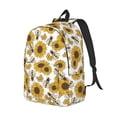 thumbnail image 3 of Sigee Sunflowers and Bees for Canvas Large Capacity Laptop Backpack for Men and Women, Travel Backpack, 3 of 8