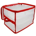 thumbnail image 1 of Bolsa de almacenamiento navideña transparente, práctica y plegable, vacía, para decorar guirnaldas de luces navideñas., 1 of 12