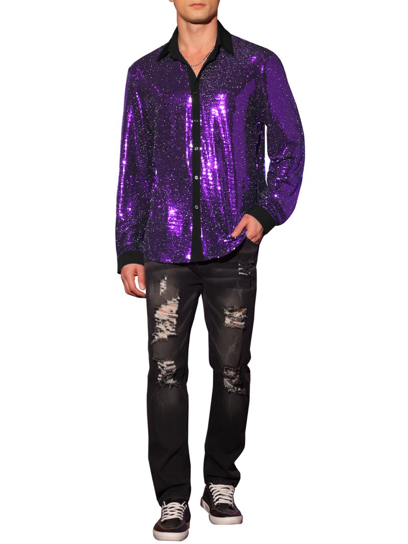 purple dress shirt black pants Purple Shirt Black Pants