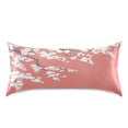 thumbnail image 2 of Satin Pillowcase Home Luxury Envelope Pillowcases Soft And Smooth White Cherry Blossoms, 2 of 6