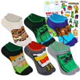 thumbnail image 1 of Set de 6 Pares de Medias Minecraft para Adolescentes y Adultos Talla 3-9, 1 of 4