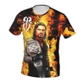 thumbnail image 2 of Unisex Adult Roman Wres-Tler Reign Graphic Tee Shirts Funny Cartoon 3D Print Short Sleeve T Shirts for Mens Womens, 2 of 8