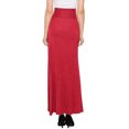 thumbnail image 4 of Made by Johnny Women's Wrapped High Low Ruffle Maxi Skirt XL RED, 4 of 6