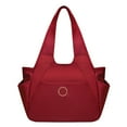 thumbnail image 1 of JFHHQ Sac Fourre-Tout en Nylon Élégant pour Femmes Grande Capacité Rétro Polyvalent pour Usage Quotidien Décontracté Taille Unique Rouge, 1 of 6