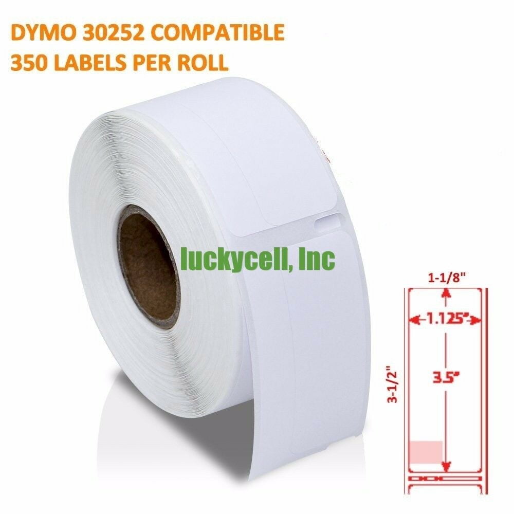 10 Rolls of Address Labels in Mini-Cartons fits DYMO® LabelWriters® 30252 