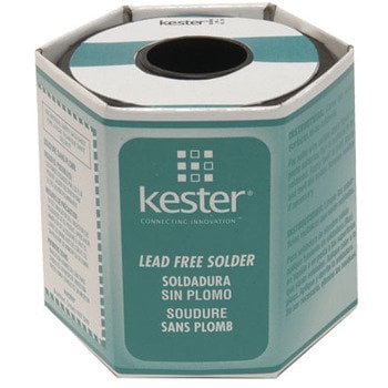 Kester 275 No Clean Flux Core Lead-Free Solder Wire - +700 F Melting Point - 0.031 in Wire Diameter - Sn/Cu/Ni/Bi Compound - 24-9574-7618 [PRICE is per