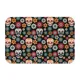 thumbnail image 1 of Felpudo colorido con flor de calavera de azúcar para el hogar, decoración del Día de los muertos mexicana, alfombrilla antideslizante para el suelo de la cocina, alfombra para pasillo, 1 of 5