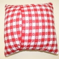 thumbnail image 2 of Cotton Tavern Checkerboard Print Decorative Throw Pillow/Sham Cushion Cover Red & White, 2 of 3