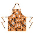 thumbnail image 2 of Classic Halloween Apron-Garden Aprons for Women with Pockets-Cotton Linen Waterproof Kitchen Cooking Gardening Aprons Adjustable for Kitchen,Cooking,BBQ and Salon 32"x27", 2 of 7