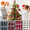 thumbnail image 1 of Ganfancp Bola de Navidad Decoración 8Cm/12Pis Colorido Ladrillo Bola de Navidad Set Árbol de Navidad Colgante Liquidación 12X Bolas Decorativas, 1 of 7