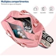 thumbnail image 4 of Maleta Deportiva de Mano Bluelander Compartimento para Zapatos Impermeable Rosa Pastel, 4 of 6