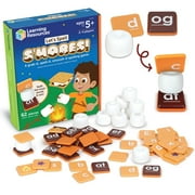Learning Resources Let's Spell S'mores!, Alphabet Flash Cards, Word Games, Learn to Read, Dyslexia Tools for Kids, Ages 5+, 62 Pieces