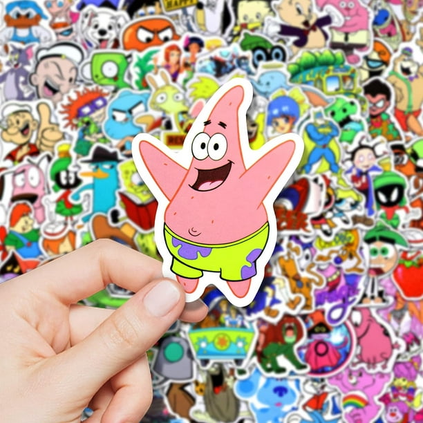 100PCS 90s Cartoon Stickers,90s Stickers Anime Stickers Water