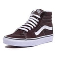 thumbnail image 4 of Vans SK8 Hi Chocolate Torte/True White Men's Classic Skate Shoes Size 7, 4 of 6