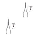 thumbnail image 4 of maskred Eyeglasses Frame Pliers Multi-Purpose for Optician Pad Bridge Glasses YG1004 Approx. 15.5x5cm 2Set, 4 of 6