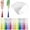 Clear, variant on 30PCS Acrylic Bookmark Blanks, Clear Acrylic Craft Bookmarks with 30PCS Colorful Tassels, Transparent Rectangle Round Bookmarks Bulk for DIY Crafts Hanging Gift Tag Price Tags(3 Shape)