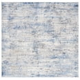 thumbnail image 2 of SAFAVIEH Amelia Seamus Distressed Area Rug, Ivory/Blue, 6'7" x 6'7" Square, 2 of 12