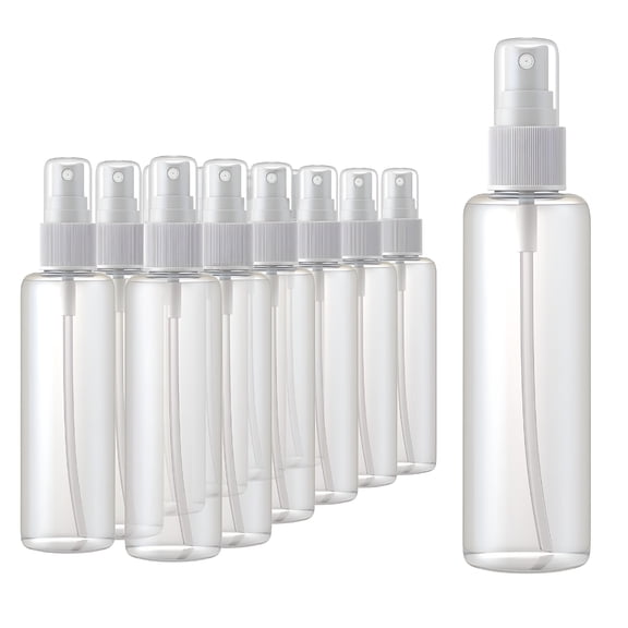 ACDANC Fine Mist Spray Bottles 8 Oz,Empty Refillable Containers - Essential Oils,Disinfectant Spray,12 Count,Travel,Multi-Use,Refillable