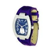 Ladies Square Purple Leather