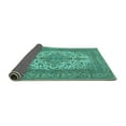 thumbnail image 2 of Ahgly Company Indoor Rectangle Persian Turquoise Blue Traditional Area Rugs, 8' x 12', 2 of 4