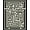 Black, Pattern 2, variant on ODIKA 4'x6' Machine Washable Non-Slip Area Rug, Modern Abstract Maze Design High Traffic Rug, Black, 259903