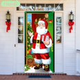 thumbnail image 2 of Decoración de fondo de Navidad de Año Nuevo, tela colgante, Fondo de puerta de Navidad, tapiz de decoración de fiesta, cubierta de puerta, 2 of 4