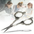 thumbnail image 3 of Sewing Scissors, Sewing Scissors Small Fabric Scissors Sewing Fabric Scissors Craft Scissors, DIY for Office Home School Students Silver, 3 of 7