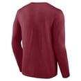 thumbnail image 3 of Men's Wine Cleveland Cavaliers Let's Go Long Sleeve T-Shirt, 3 of 3