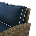 thumbnail image 3 of Crosley Furniture Bradenton 5-Piece Fabric Outdoor Sectional Set in Navy, 3 of 17