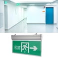 thumbnail image 2 of LHCER Exit Emergency Sign,110-220V Acrylic LED Emergency Exit Sign Lamp Evacuation Indicator Light,LED Emergency Exit, 2 of 10