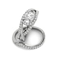 thumbnail image 2 of 1.15ctw Diamond Bridal Set in 14k White Gold, 2 of 4