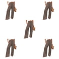 thumbnail image 2 of Qarigey Mujer verano primavera pantalones bolsillos Color sólido largo suelto Casual pierna ancha cintura alta elástico moda para café Type2 NO2, 2 of 6